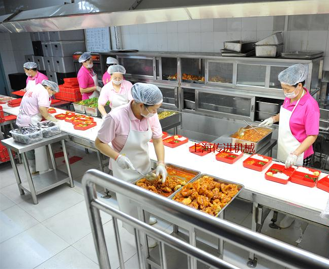 食品級輸送機適用范圍 食堂配餐輸送線